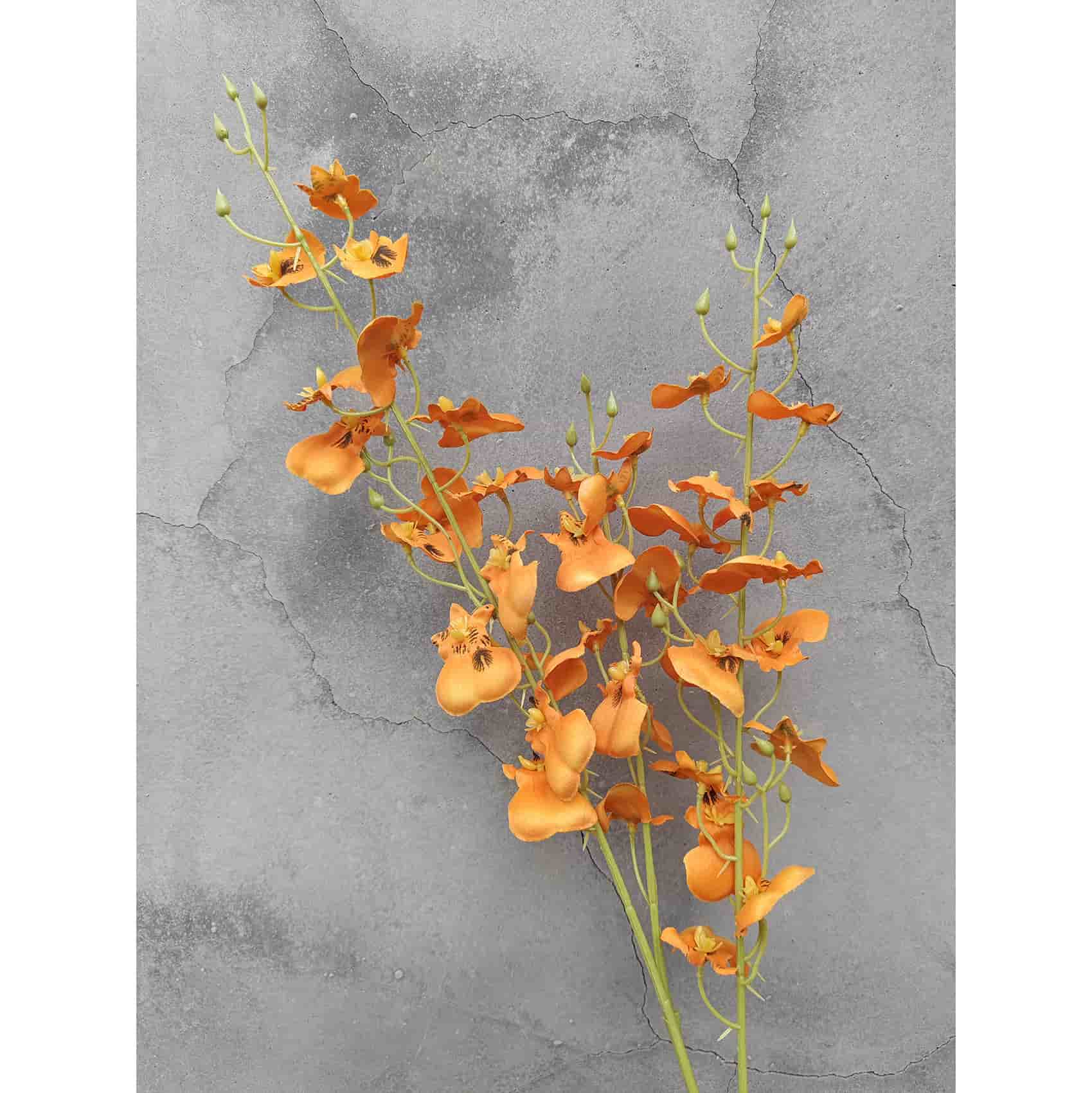 Yellow orange artificial flowers wedding flowers faux yellow flowers 