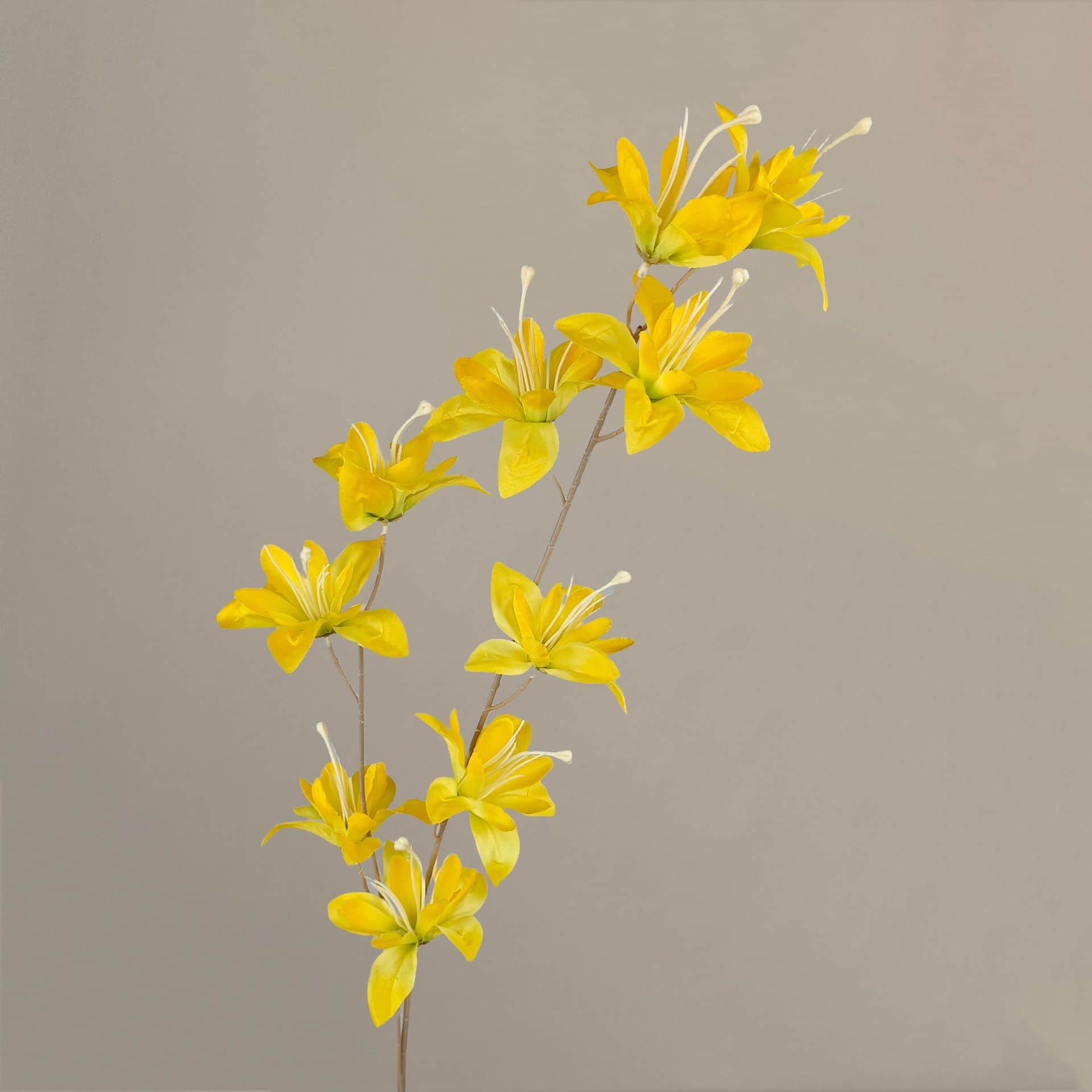 Yellow orange artificial flowers wedding flowers faux yellow flowers 