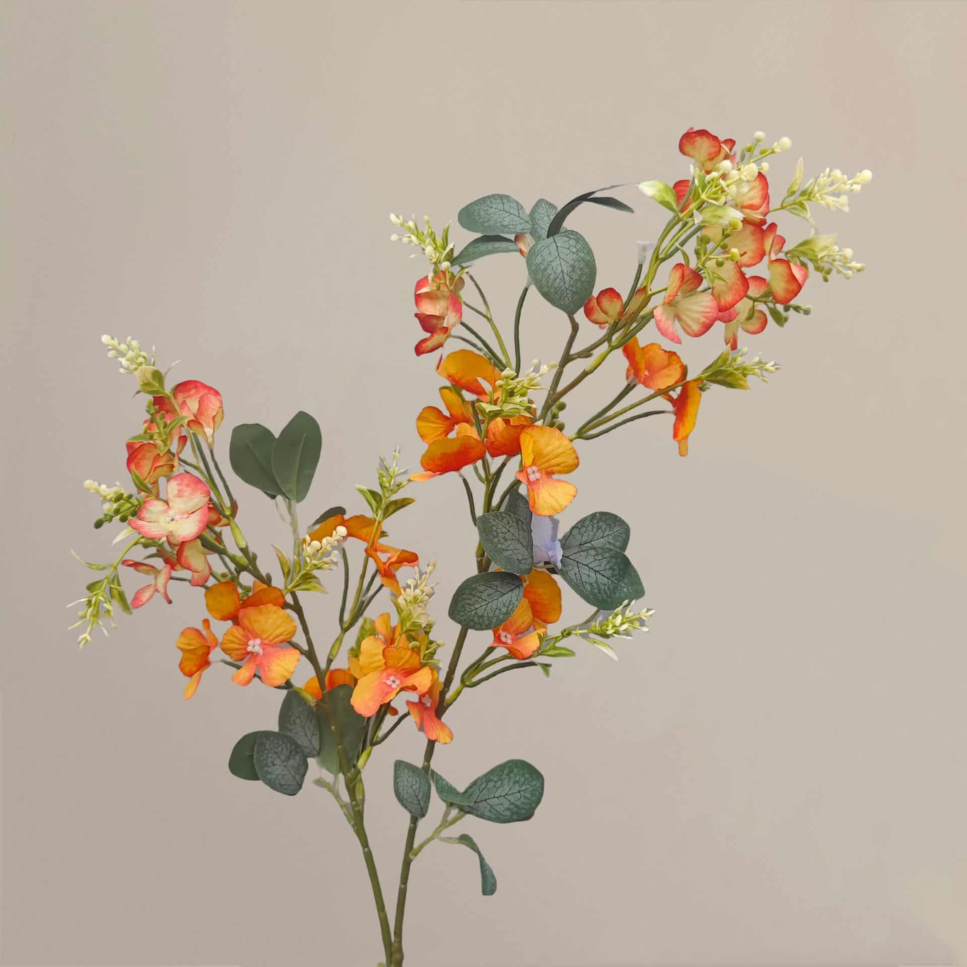 Yellow orange artificial flowers wedding flowers faux yellow flowers 