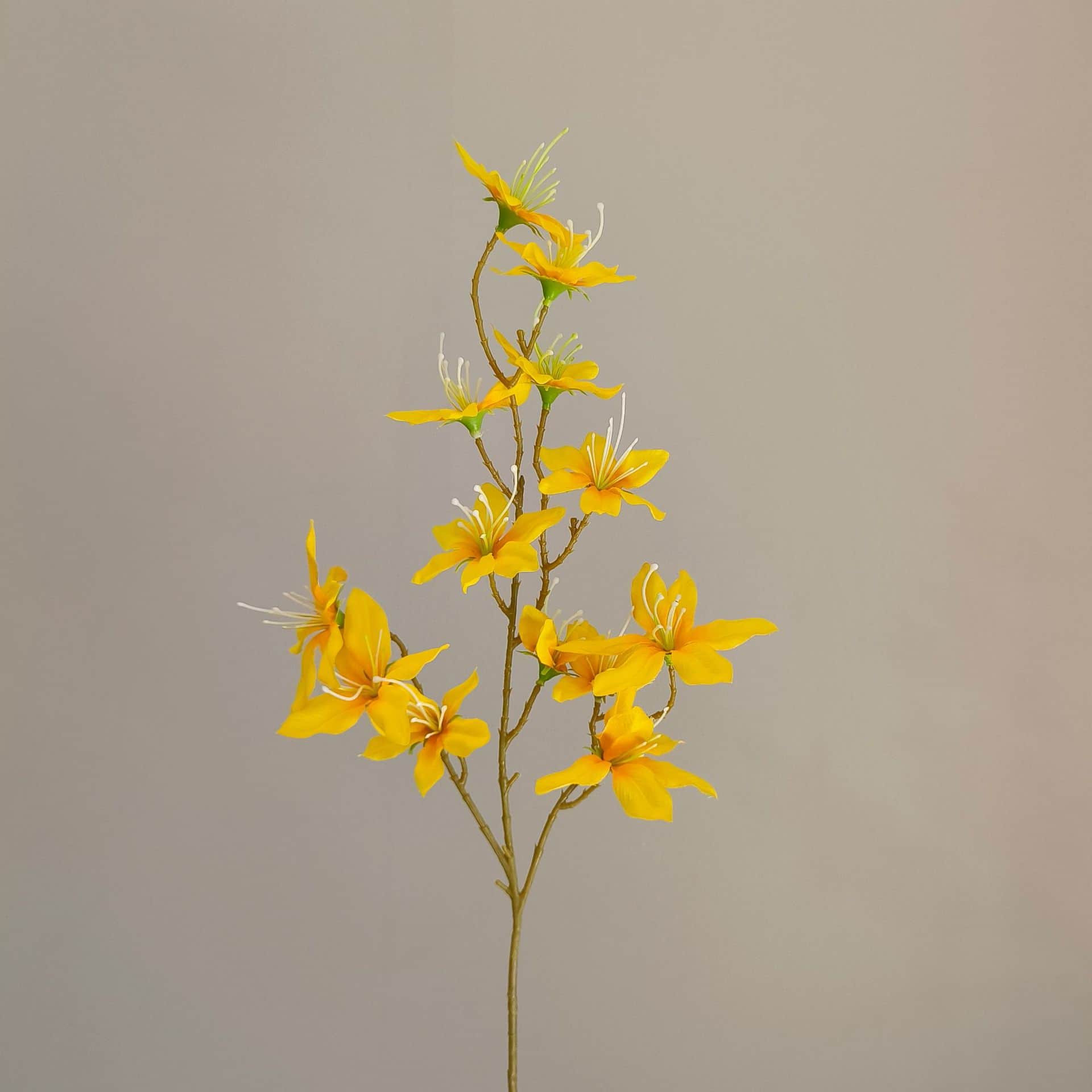 Yellow orange artificial flowers wedding flowers faux yellow flowers 