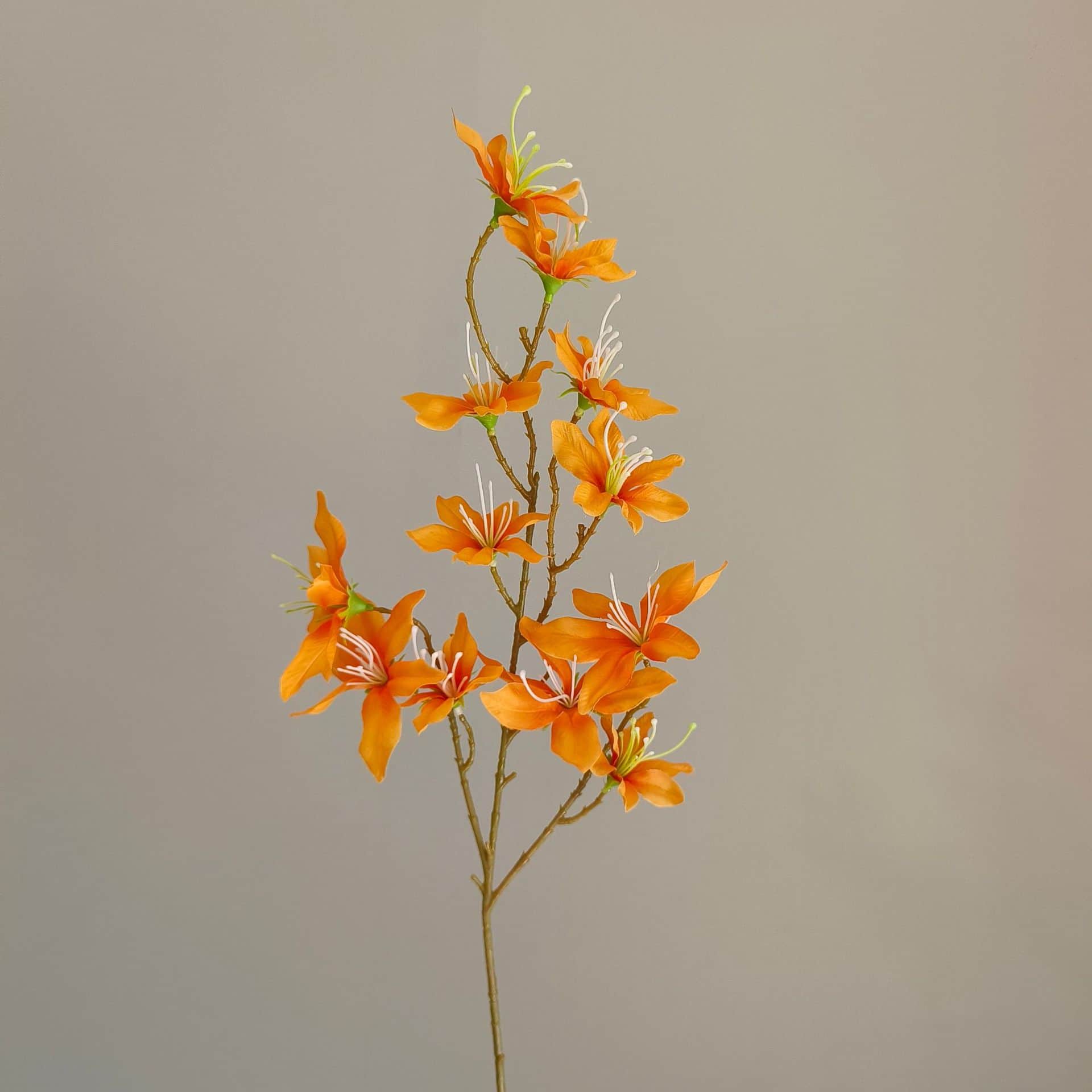 Yellow orange artificial flowers wedding flowers faux yellow flowers 