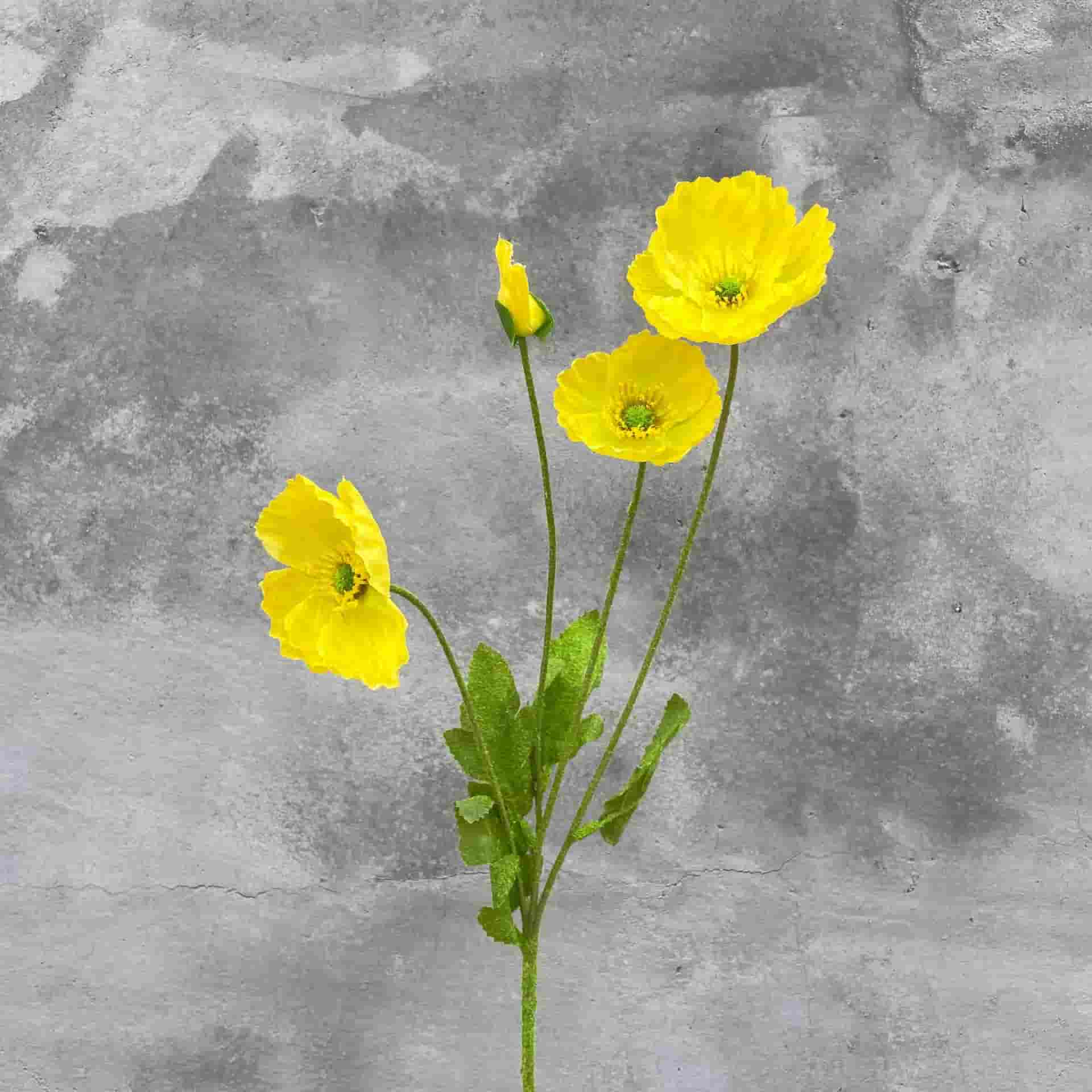 Yellow orange artificial flowers wedding flowers faux yellow flowers 