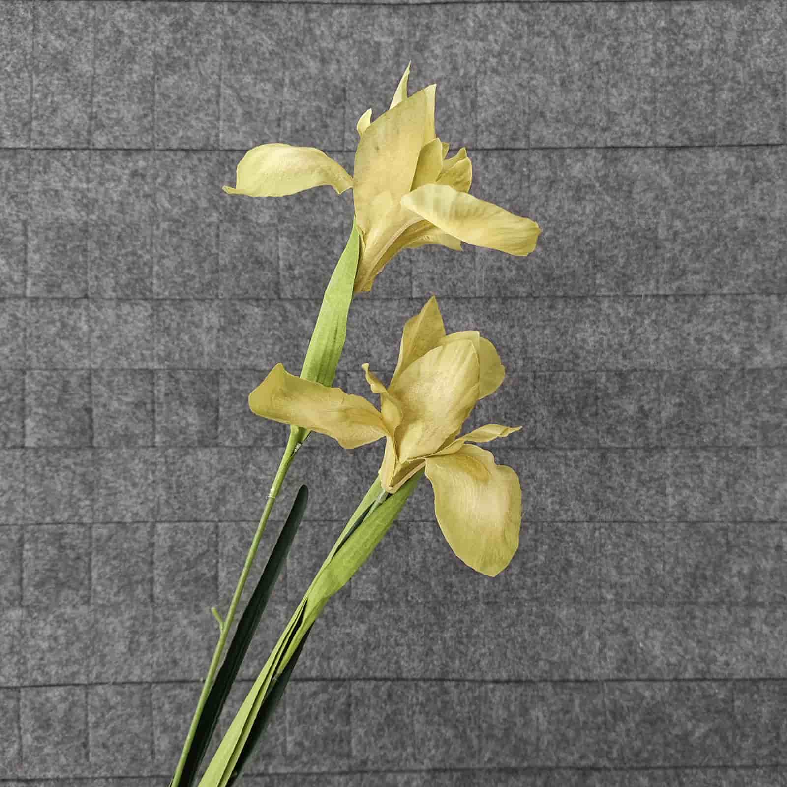 Yellow orange artificial flowers wedding flowers faux yellow flowers 