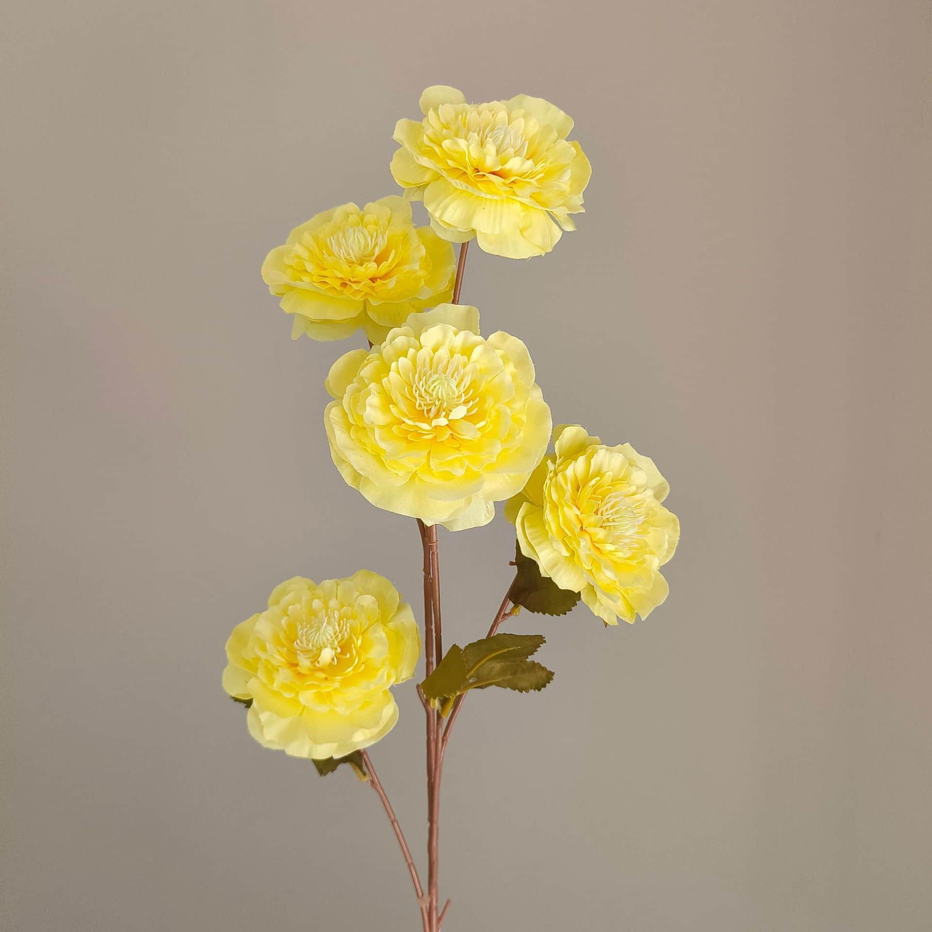 Yellow orange artificial flowers wedding flowers faux yellow flowers 