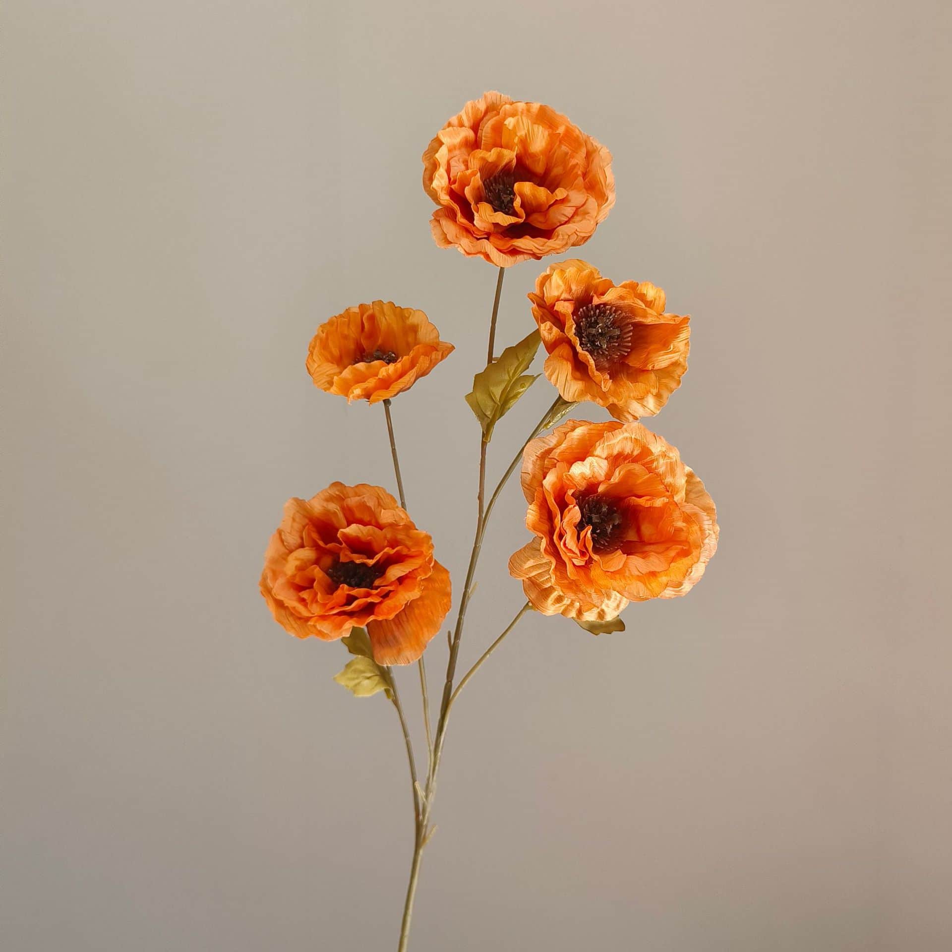 Yellow orange artificial flowers wedding flowers faux yellow flowers 