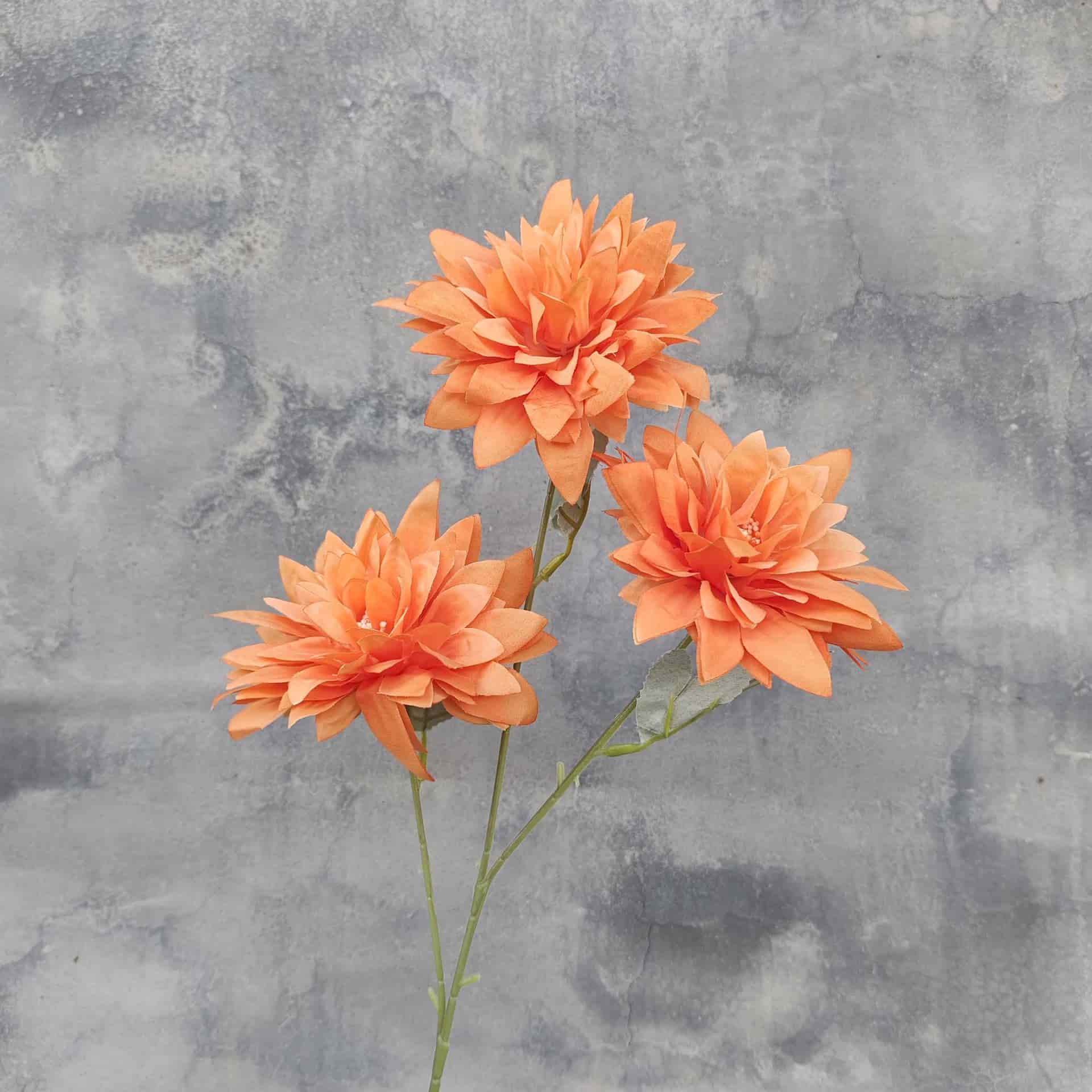 Yellow orange artificial flowers wedding flowers faux yellow flowers 