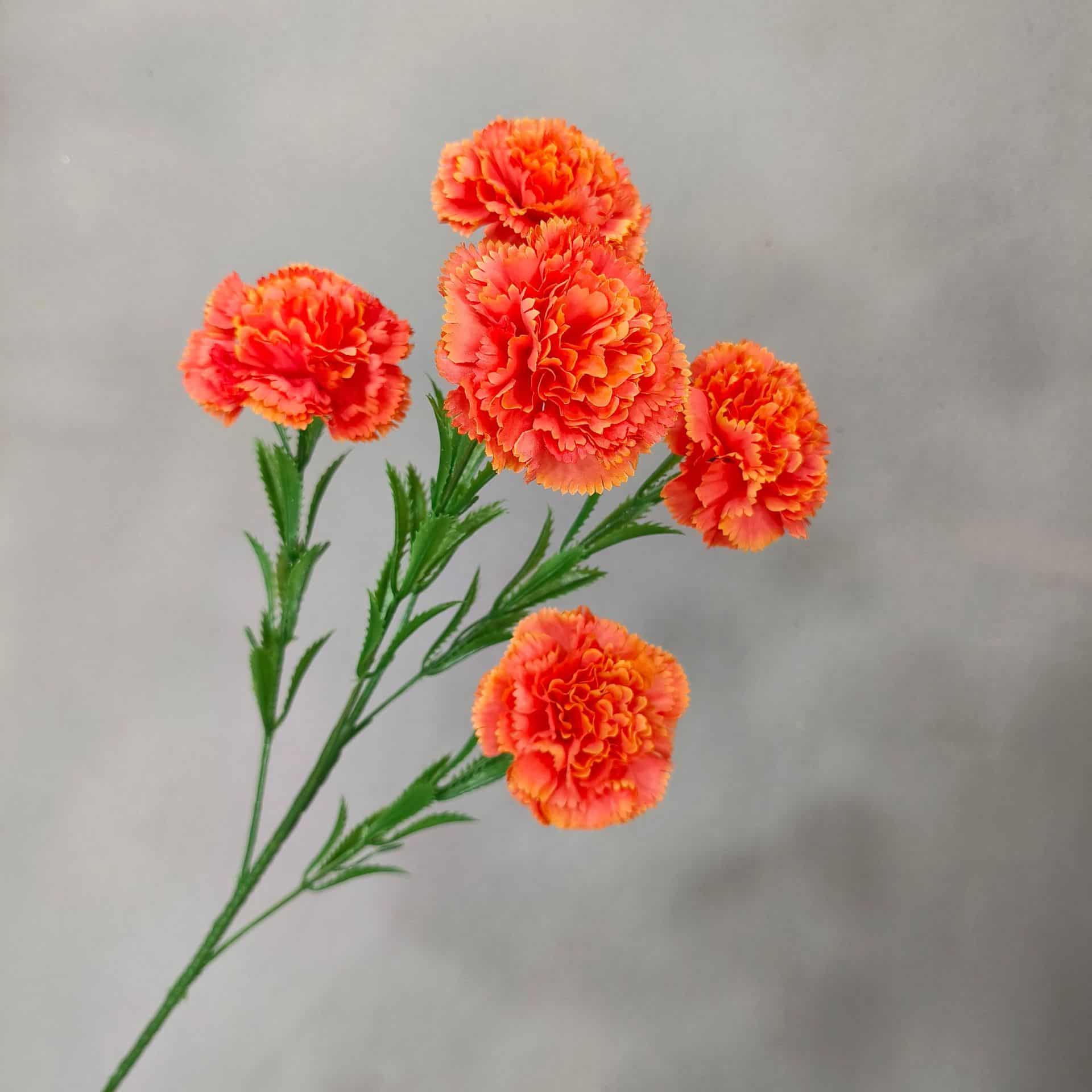 Yellow orange artificial flowers wedding flowers faux yellow flowers 