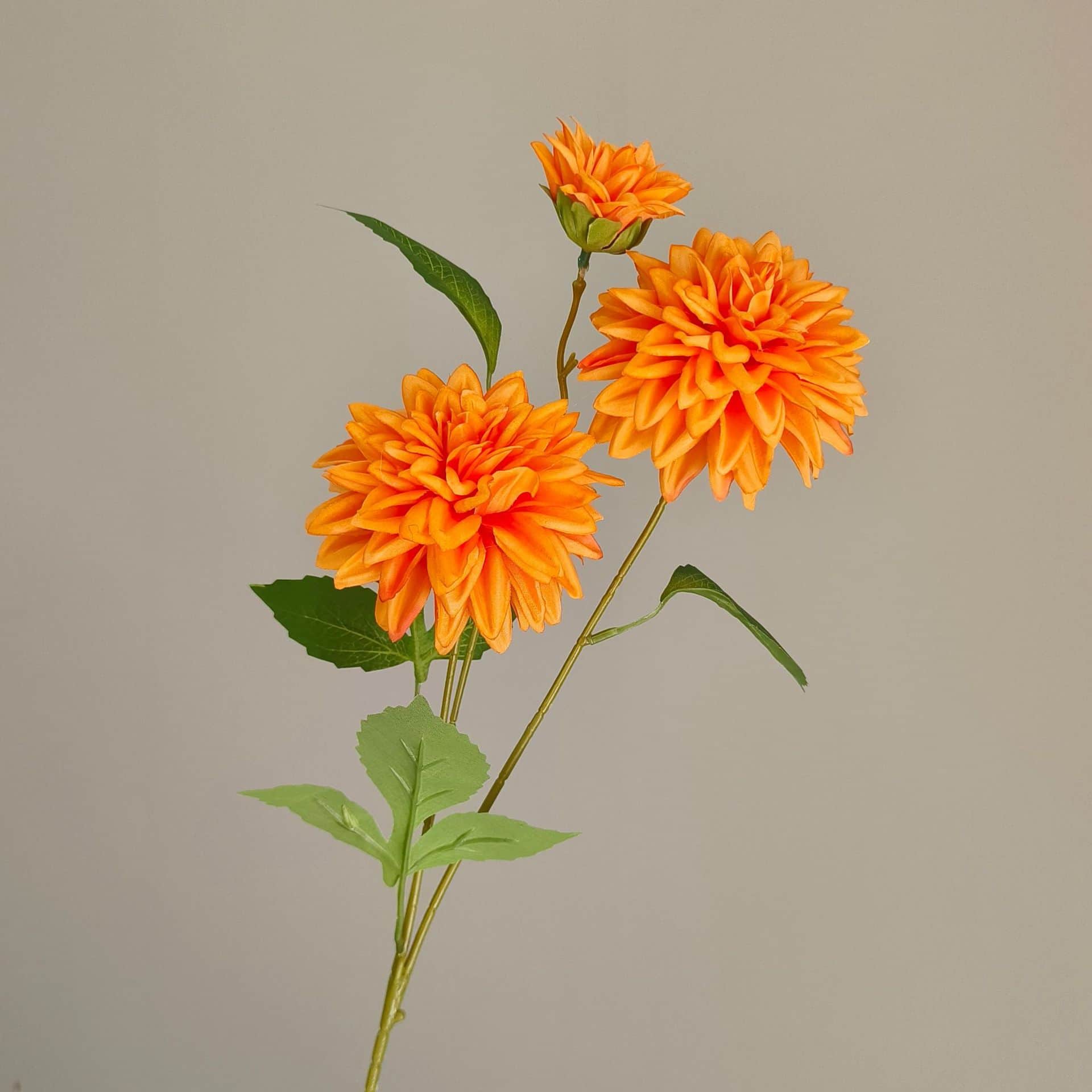 Yellow orange artificial flowers wedding flowers faux yellow flowers 