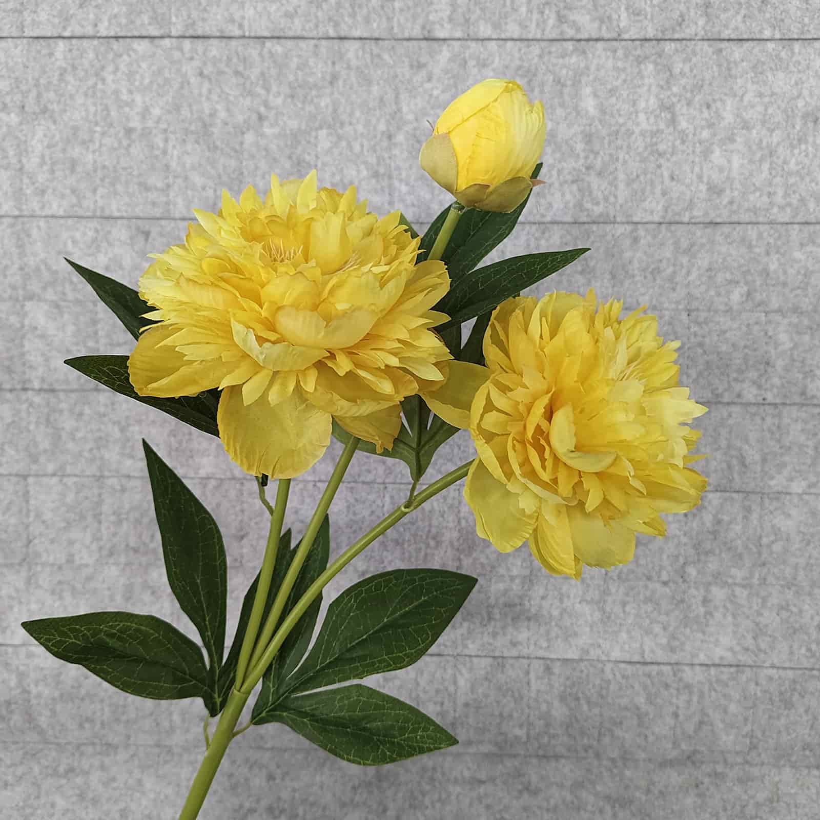 Yellow orange artificial flowers wedding flowers faux yellow flowers 