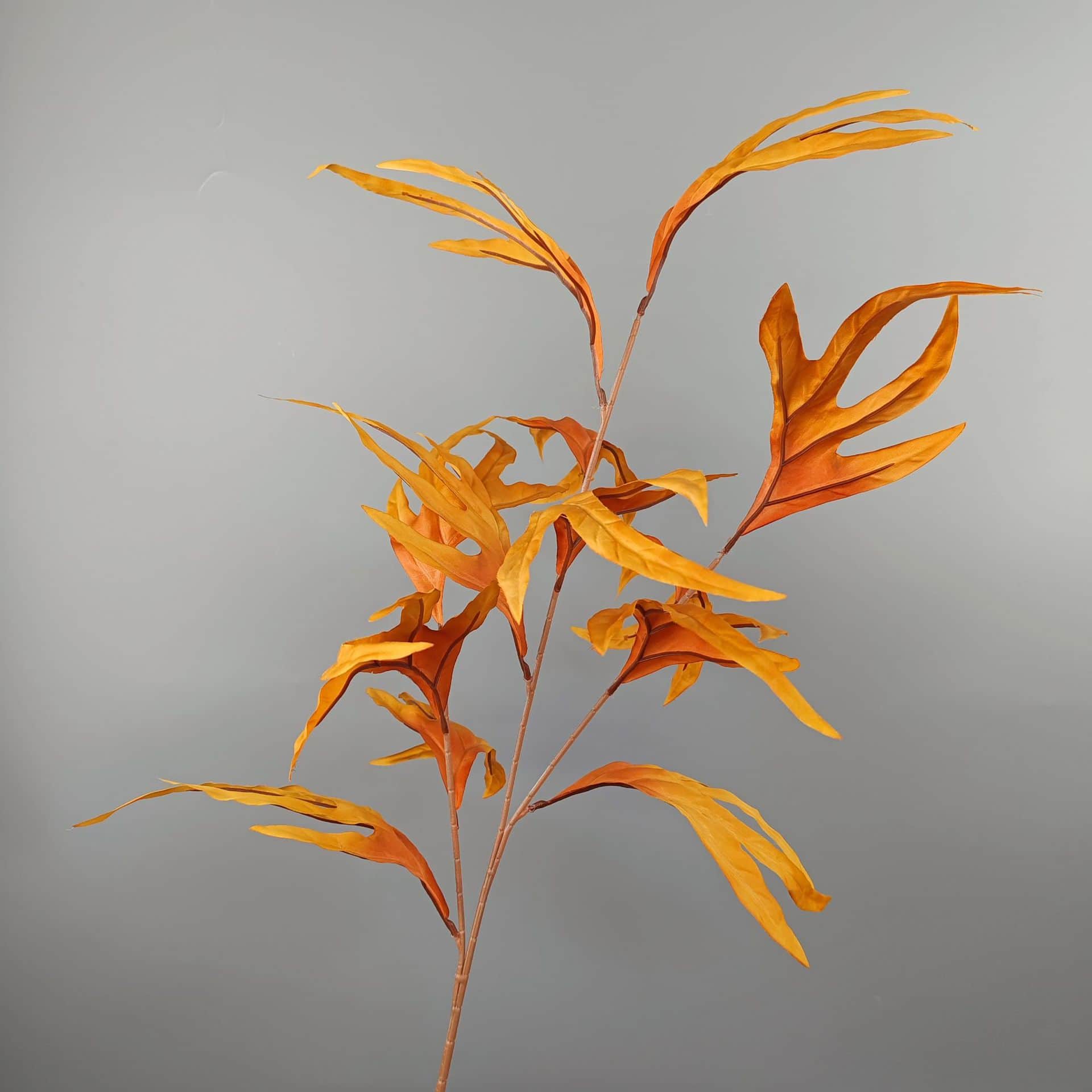 Yellow orange artificial flowers wedding flowers faux yellow flowers 