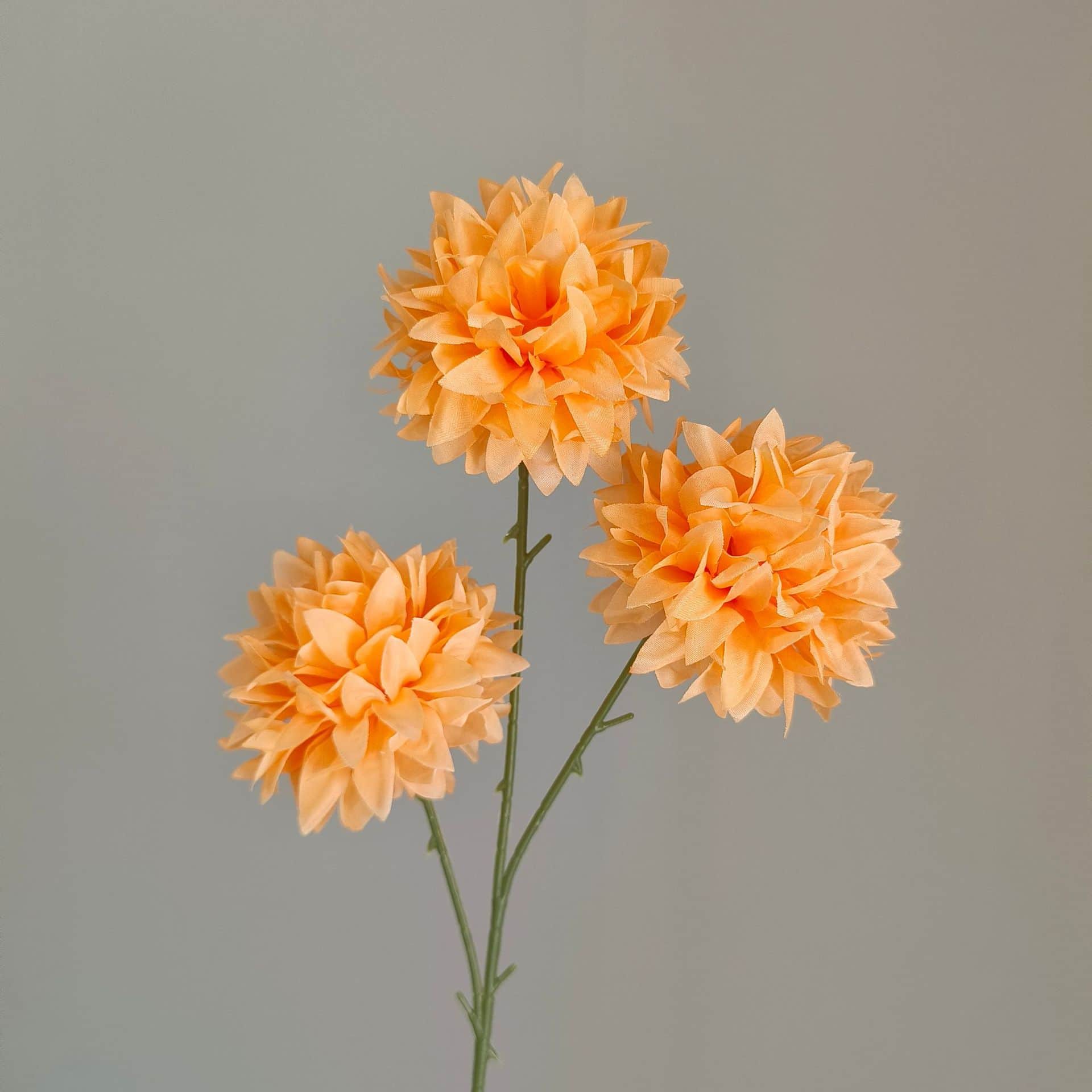 Yellow orange artificial flowers wedding flowers faux yellow flowers 