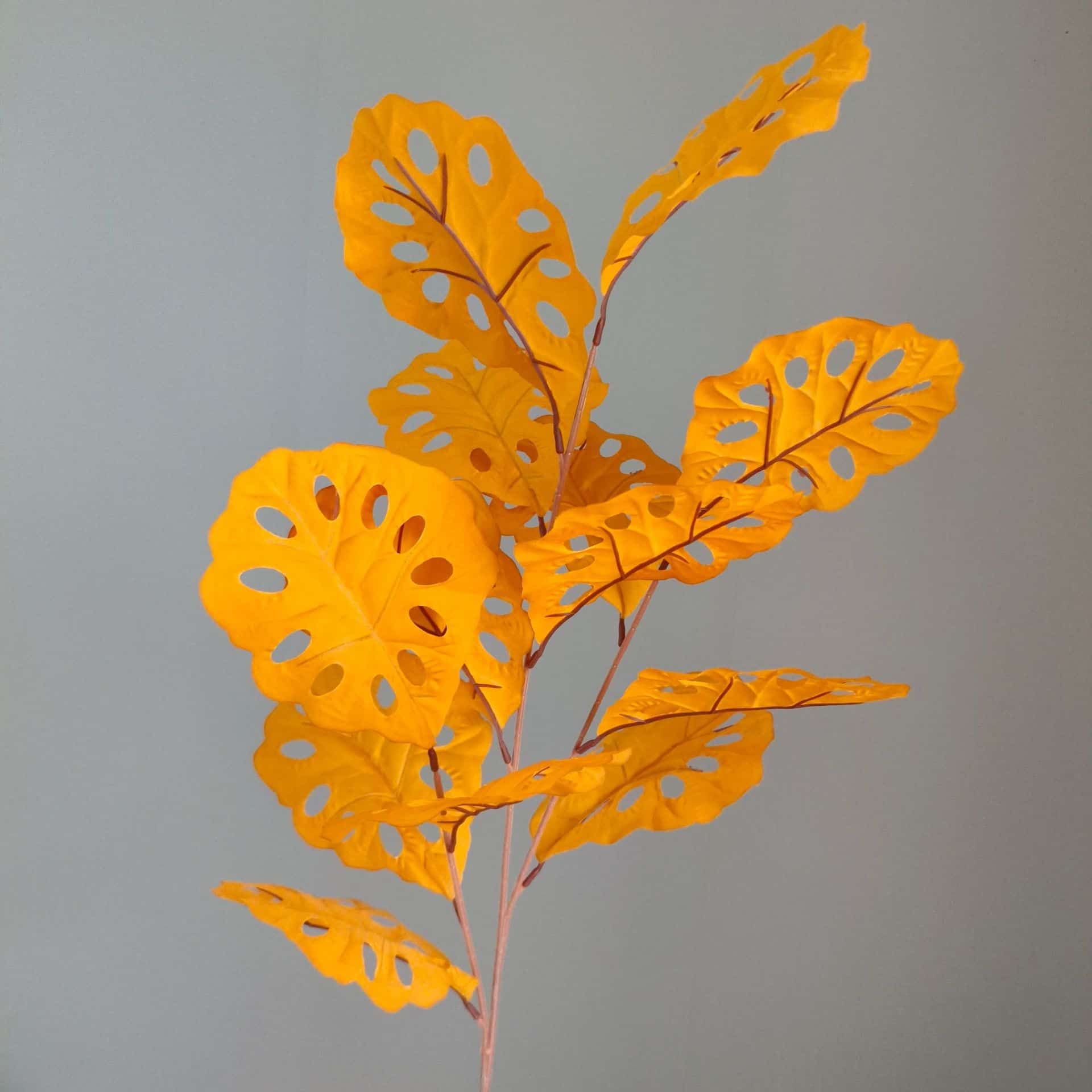 Yellow orange artificial flowers wedding flowers faux yellow flowers 