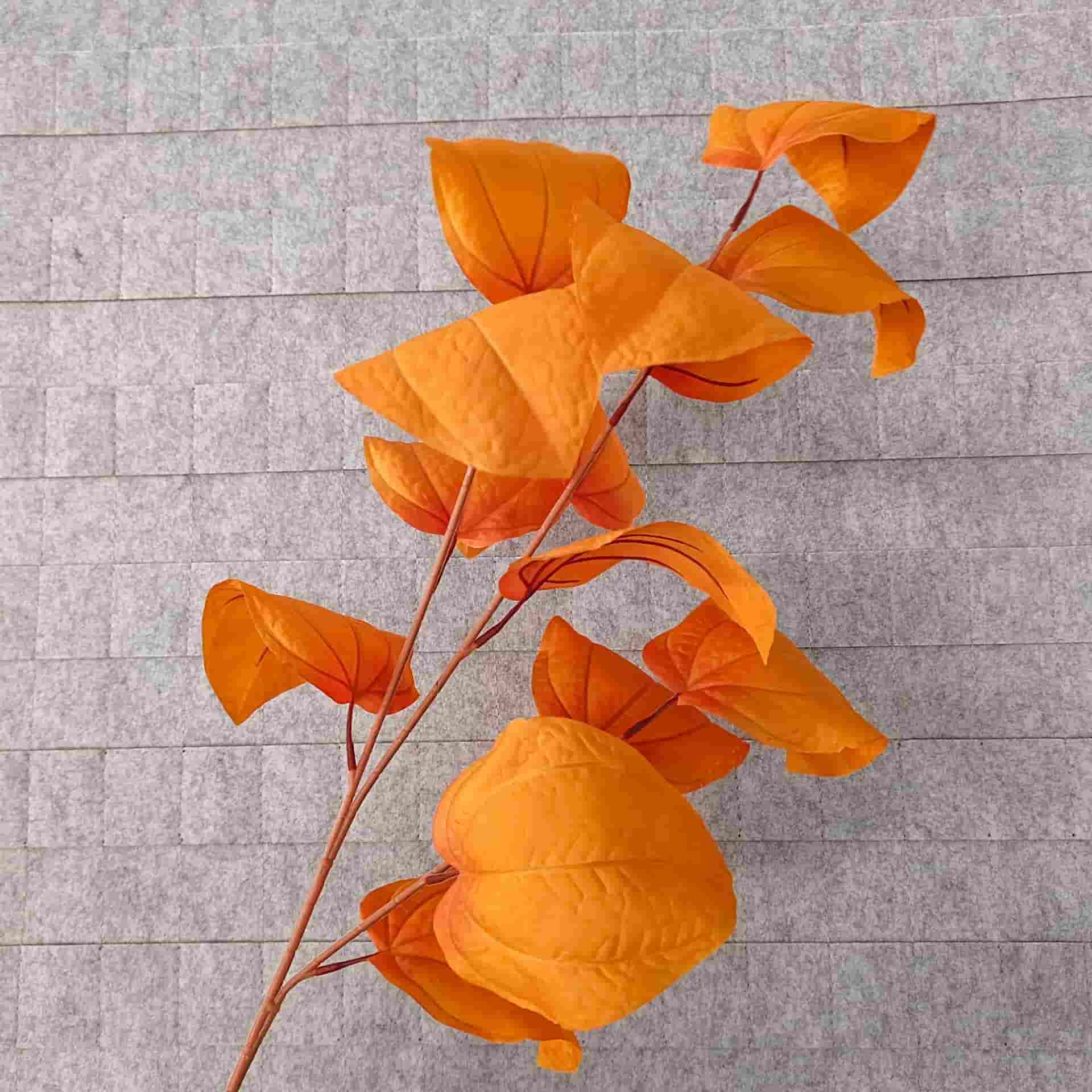 Yellow orange artificial flowers wedding flowers faux yellow flowers 