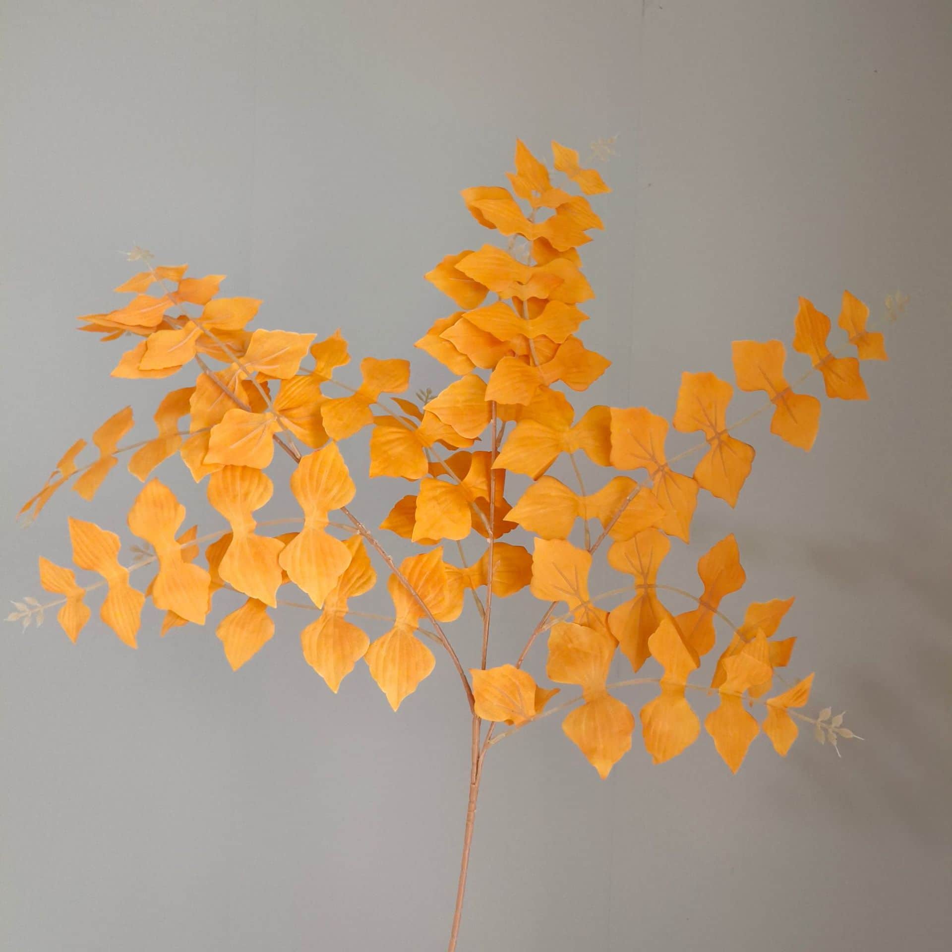 Yellow orange artificial flowers wedding flowers faux yellow flowers 