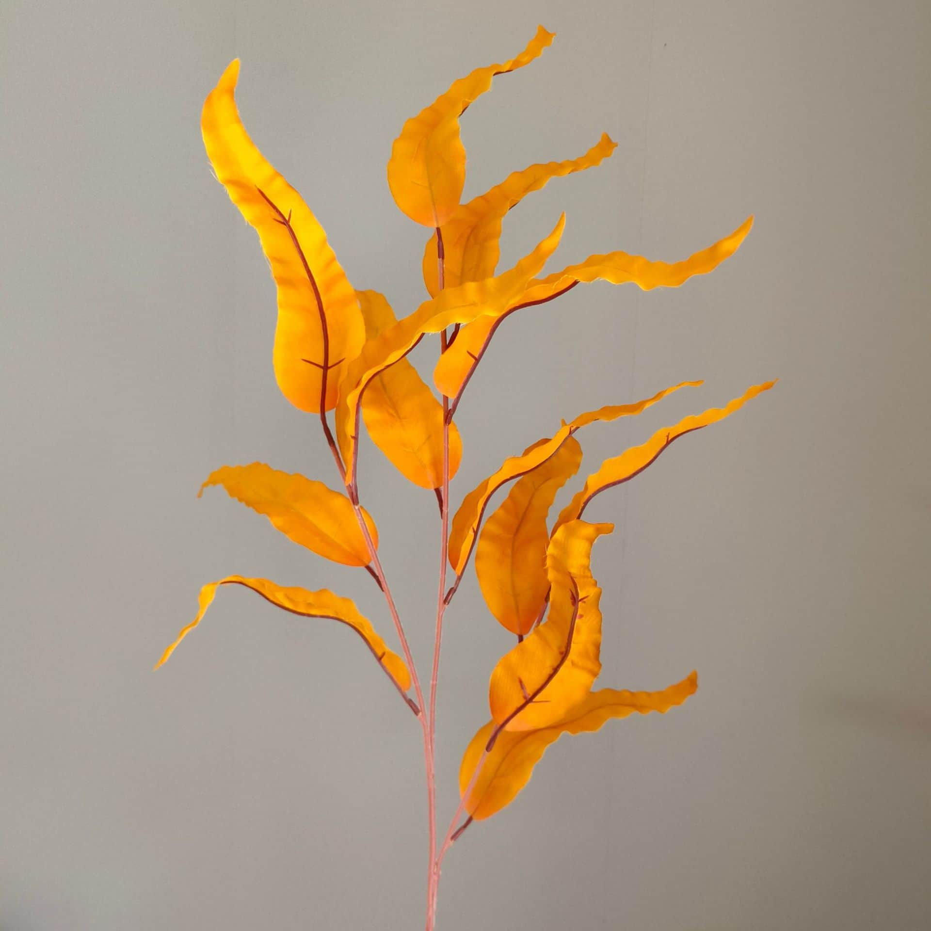 Yellow orange artificial flowers wedding flowers faux yellow flowers 