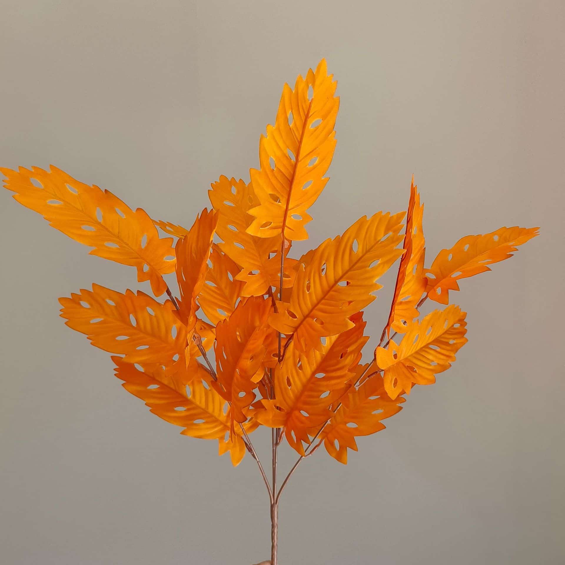 Yellow orange artificial flowers wedding flowers faux yellow flowers 