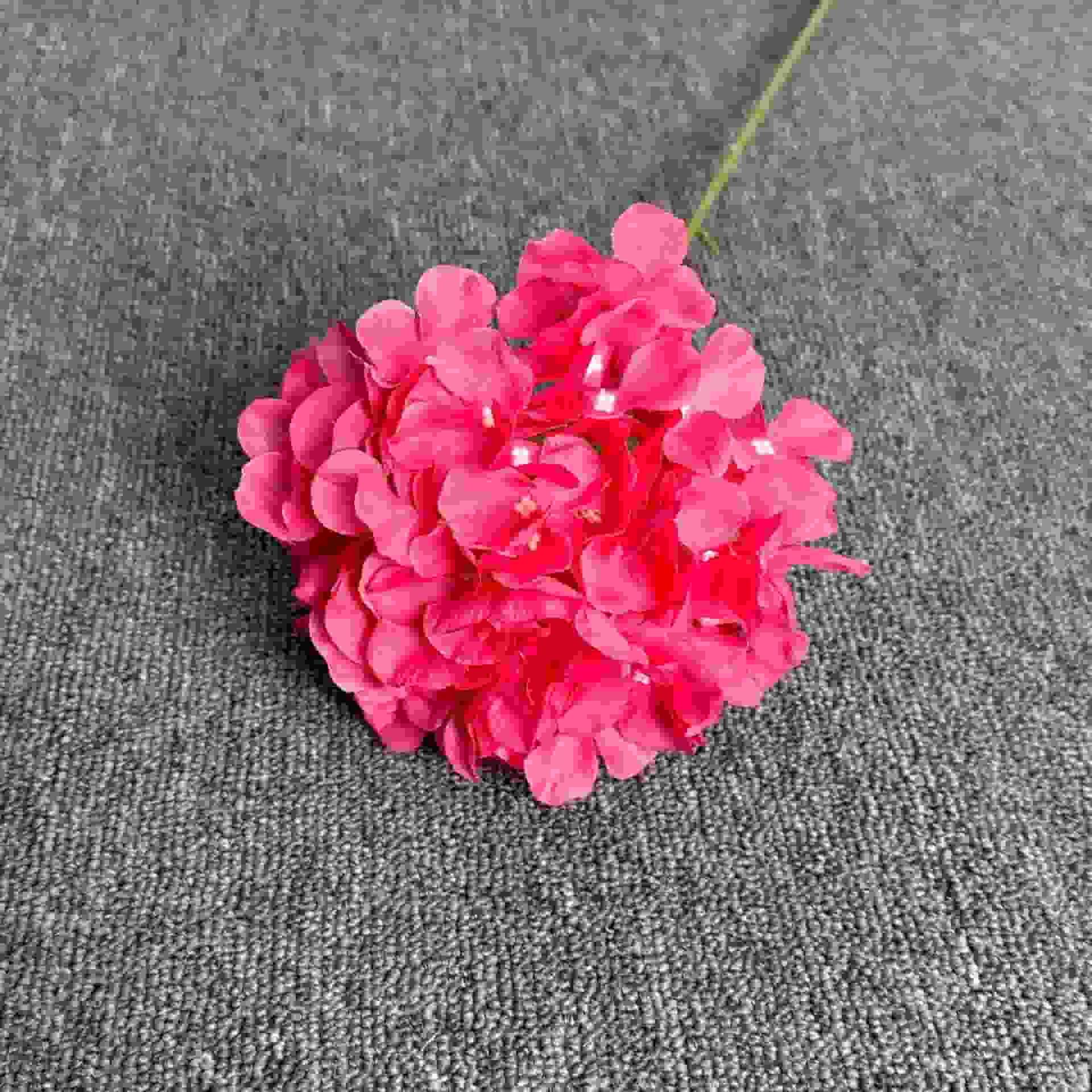 factory wholesale artificial flower single stem hydrangea wedding flower hydrangea