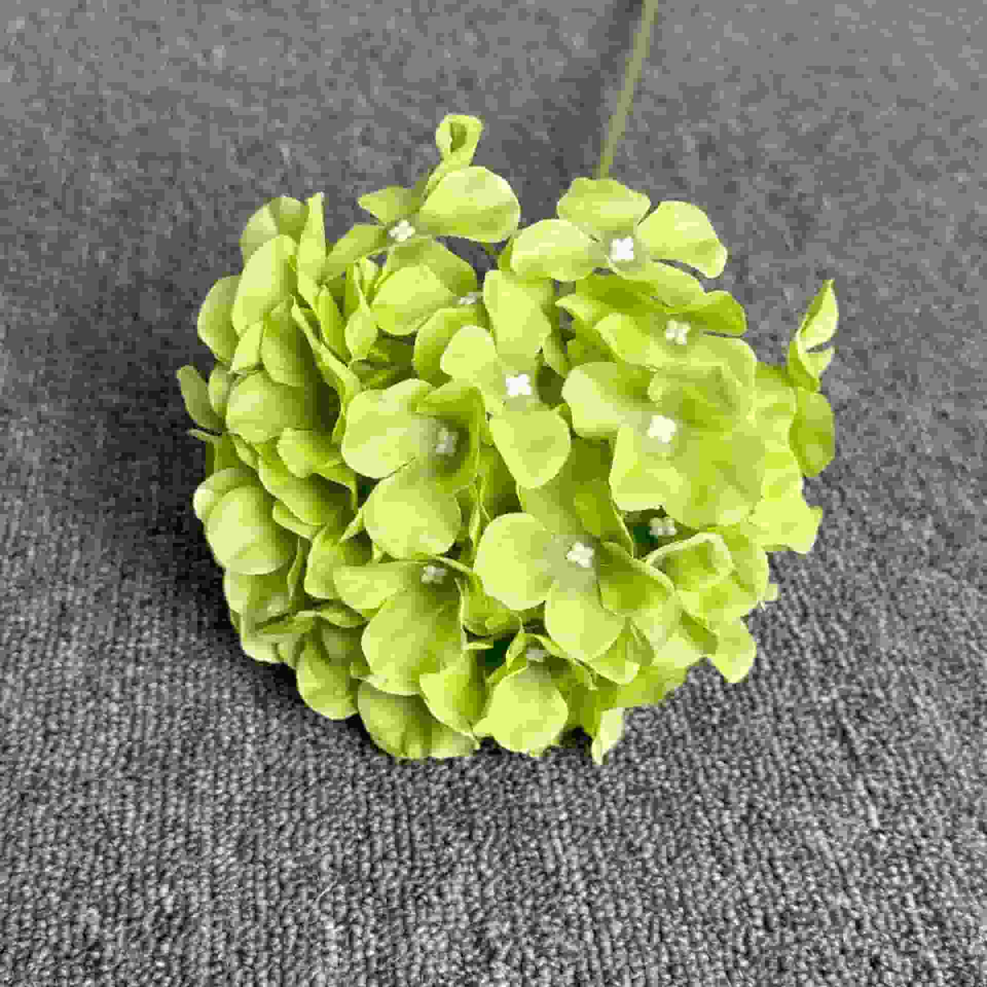 factory wholesale artificial flower single stem hydrangea wedding flower hydrangea