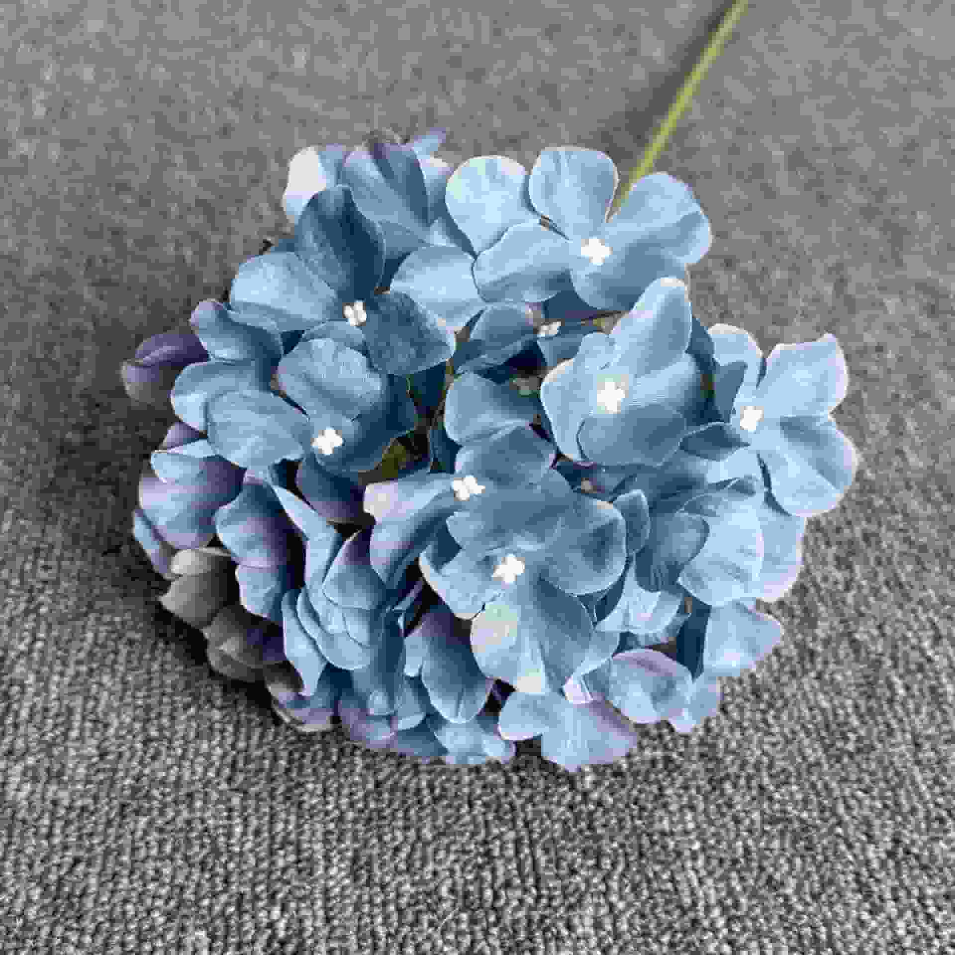 factory wholesale artificial flower single stem hydrangea wedding flower hydrangea