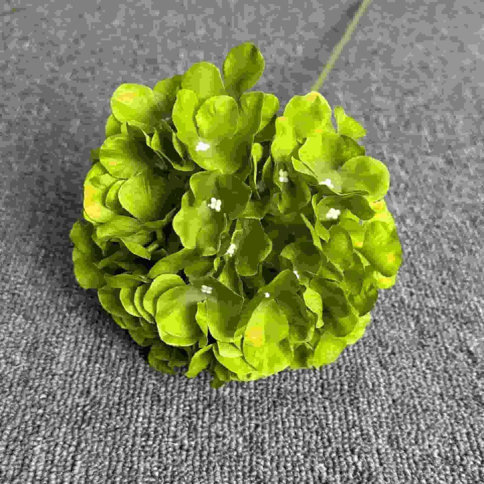 factory wholesale artificial flower single stem hydrangea wedding flower hydrangea